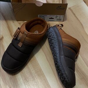 Chaco Men's Dark Brown and Tan Slip-Ons never worn!